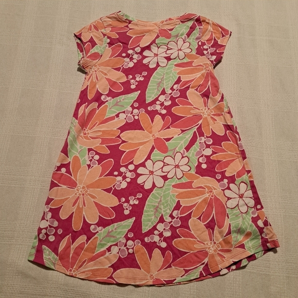 Gymboree girls size 5-6 short sleeved floral dress - Picture 2 of 4